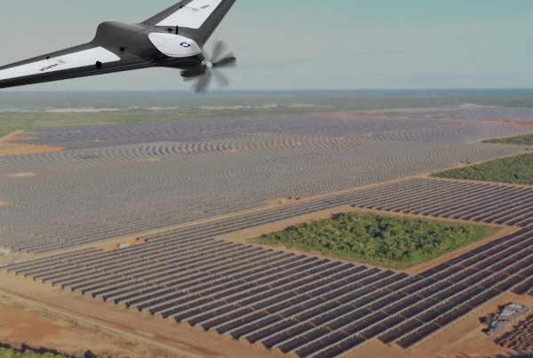 inspeção com drones em parques solares